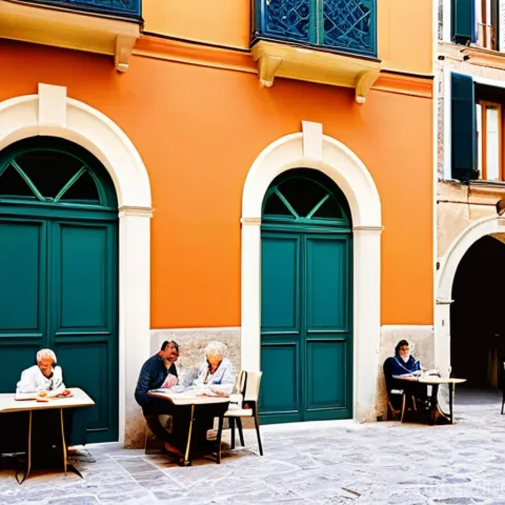 평생교육사와 정부 지원 사업 - **Prompt 1: Lifelong Learning in a Picturesque Italian Setting**
    "A vibrant and diverse group of...